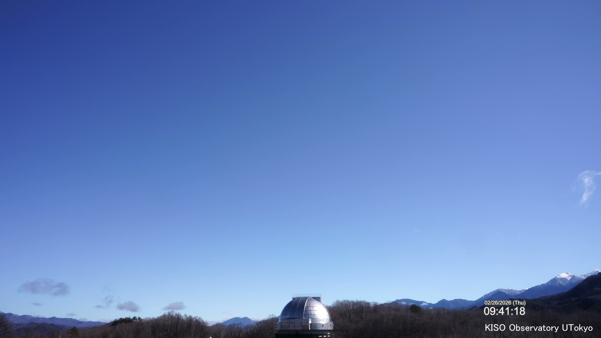 Nagano, Kiso Observatory & Kiso Mountains View ( 長野、木曽展望台と木曽山脈の眺望 ) Live Cam - Mitake, Kiso, Kiso-Shi, Nagano, Chubu, Japan