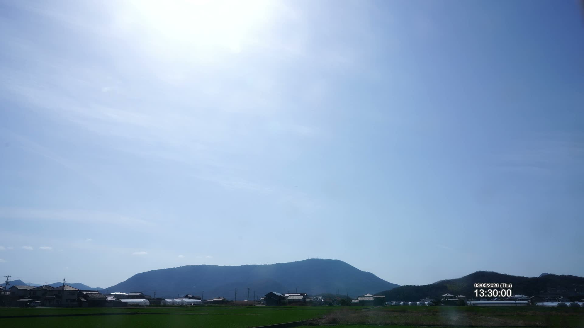 Marugame, Tarumi Shrine & Tarumicho Town View (丸亀・垂水神社・垂水町タウンビュー) Live Cam - Tarumicho, Marugame, Kagawa, Japan