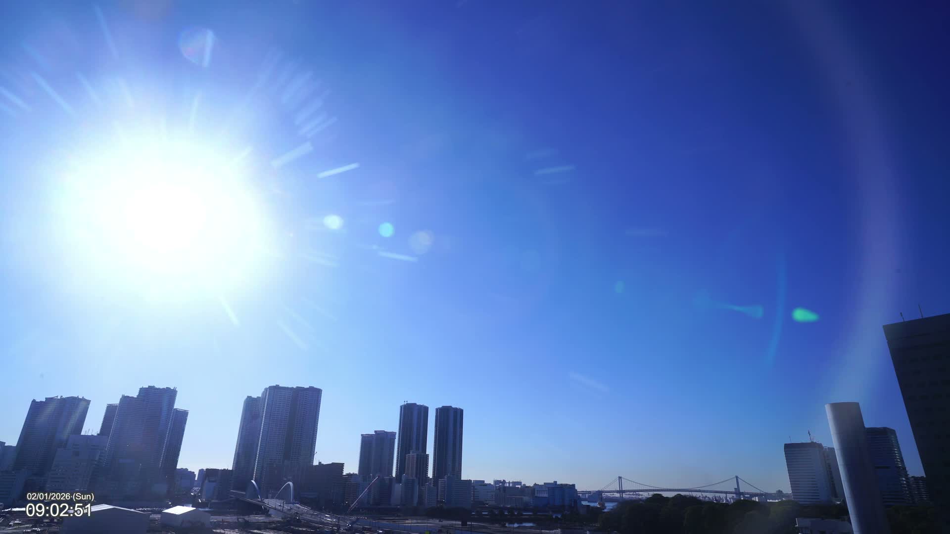 Tokyo, Kachidoki Towers View from Tsukiji ( 東京、築地からの勝どきタワーズビュー ) Live Cam - Tsukiji, Chuo Ku, Tokyo, Kantō, Honshu, Japan