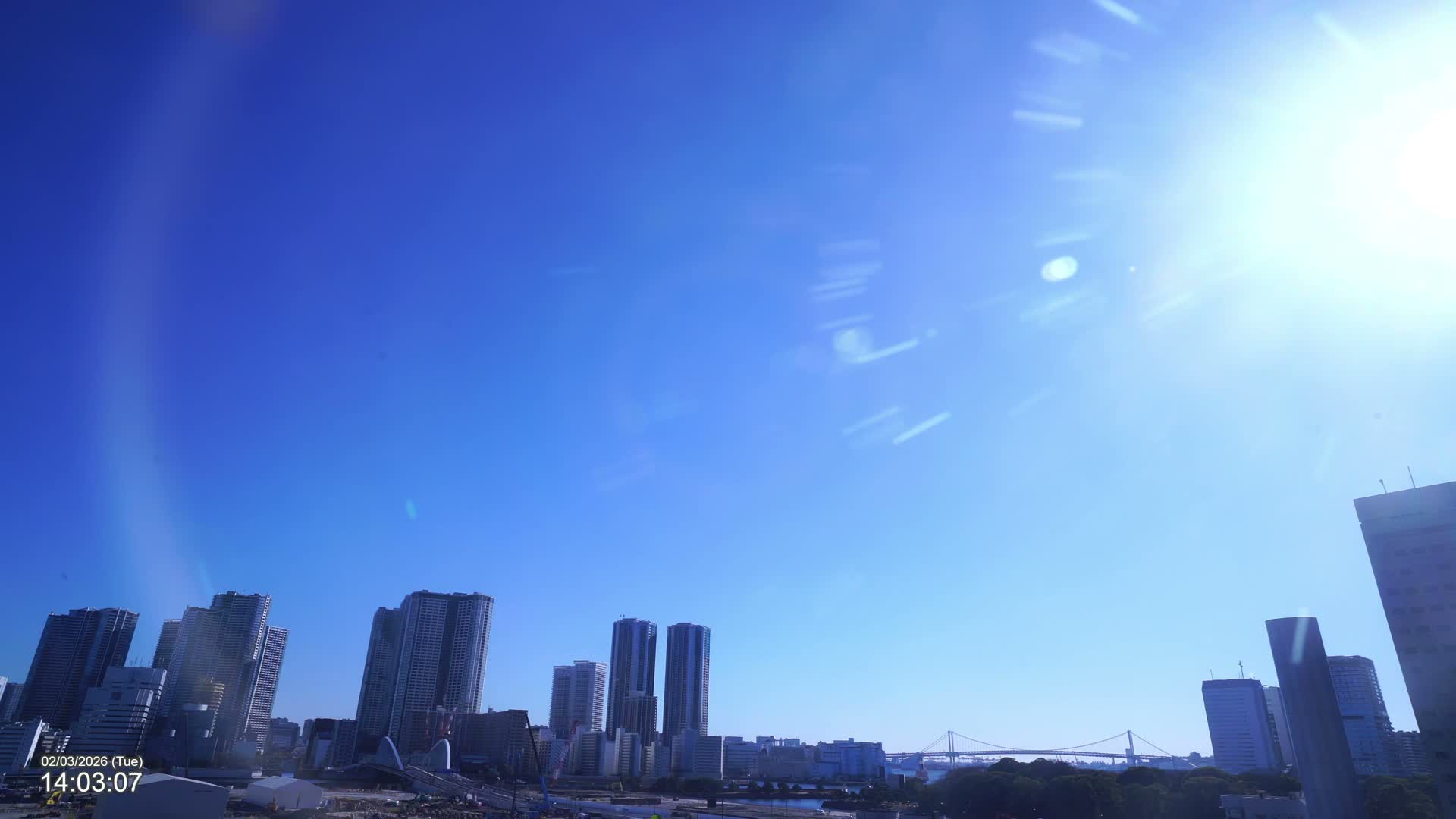 Tokyo, Kachidoki Towers View from Tsukiji ( 東京、築地からの勝どきタワーズビュー ) Live Cam - Tsukiji, Chuo Ku, Tokyo, Kantō, Honshu, Japan