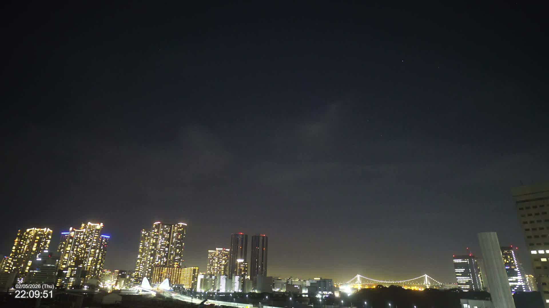 Tokyo, Kachidoki Towers View from Tsukiji ( 東京、築地からの勝どきタワーズビュー ) Live Cam - Tsukiji, Chuo Ku, Tokyo, Kantō, Honshu, Japan