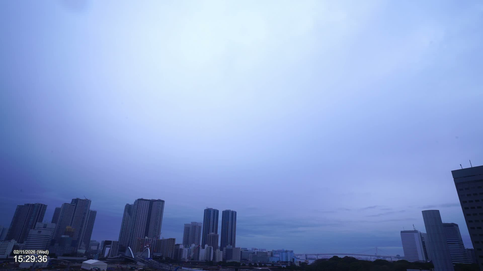 Tokyo, Kachidoki Towers View from Tsukiji ( 東京、築地からの勝どきタワーズビュー ) Live Cam - Tsukiji, Chuo Ku, Tokyo, Kantō, Honshu, Japan
