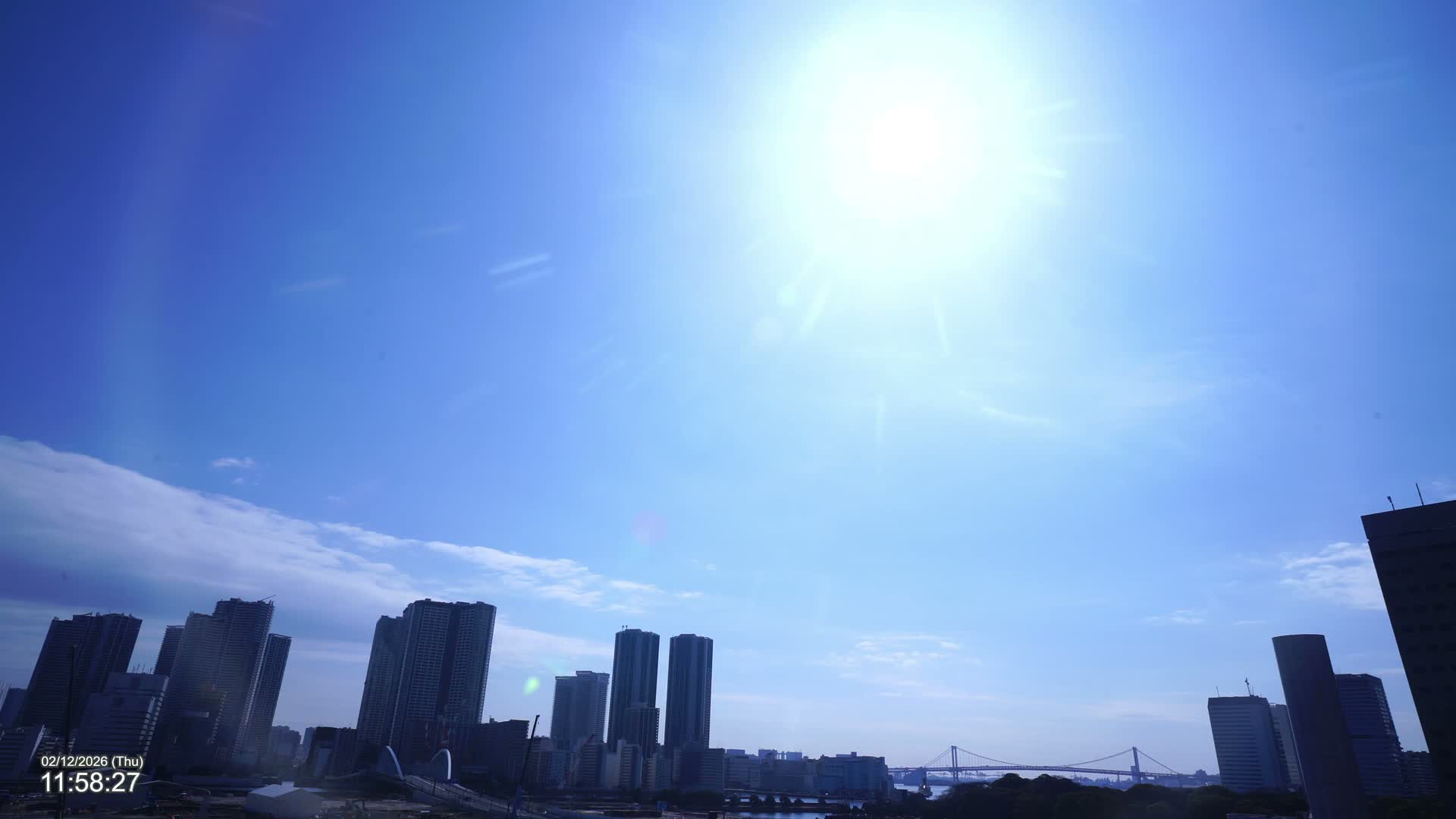 Tokyo, Kachidoki Towers View from Tsukiji ( 東京、築地からの勝どきタワーズビュー ) Live Cam - Tsukiji, Chuo Ku, Tokyo, Kantō, Honshu, Japan