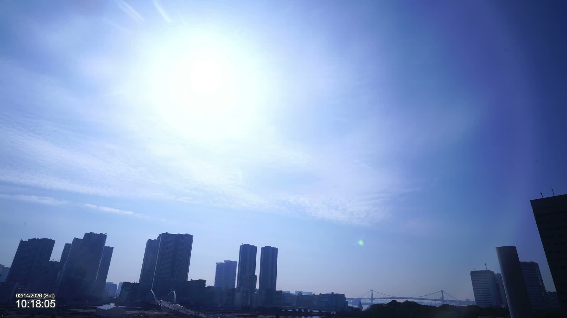 Tokyo, Kachidoki Towers View from Tsukiji ( 東京、築地からの勝どきタワーズビュー ) Live Cam - Tsukiji, Chuo Ku, Tokyo, Kantō, Honshu, Japan