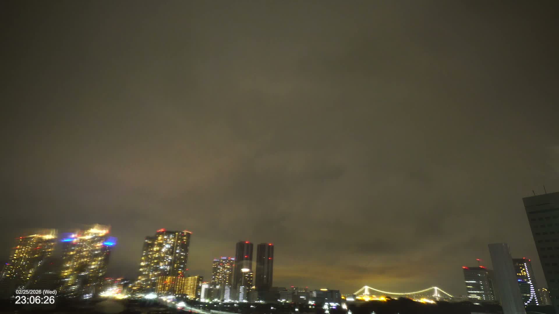 Tokyo, Kachidoki Towers View from Tsukiji ( 東京、築地からの勝どきタワーズビュー ) Live Cam - Tsukiji, Chuo Ku, Tokyo, Kantō, Honshu, Japan