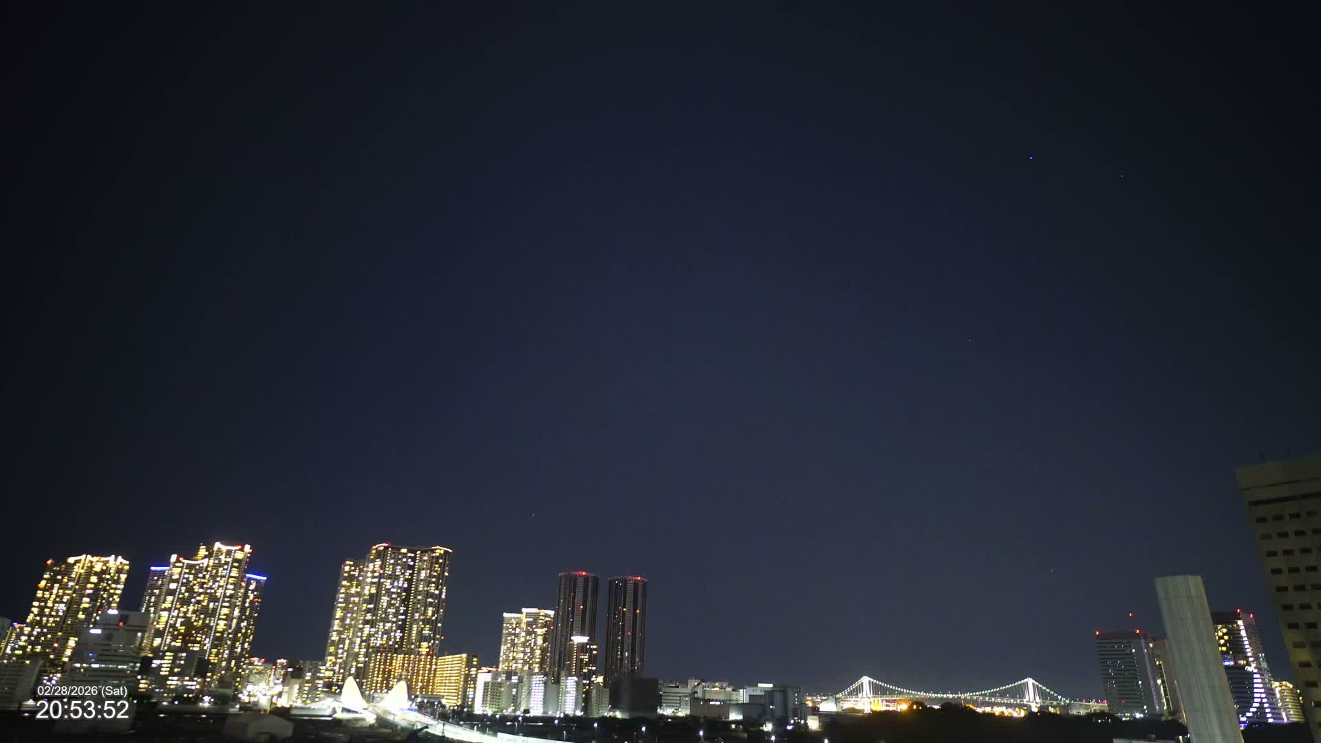 Tokyo, Kachidoki Towers View from Tsukiji ( 東京、築地からの勝どきタワーズビュー ) Live Cam - Tsukiji, Chuo Ku, Tokyo, Kantō, Honshu, Japan