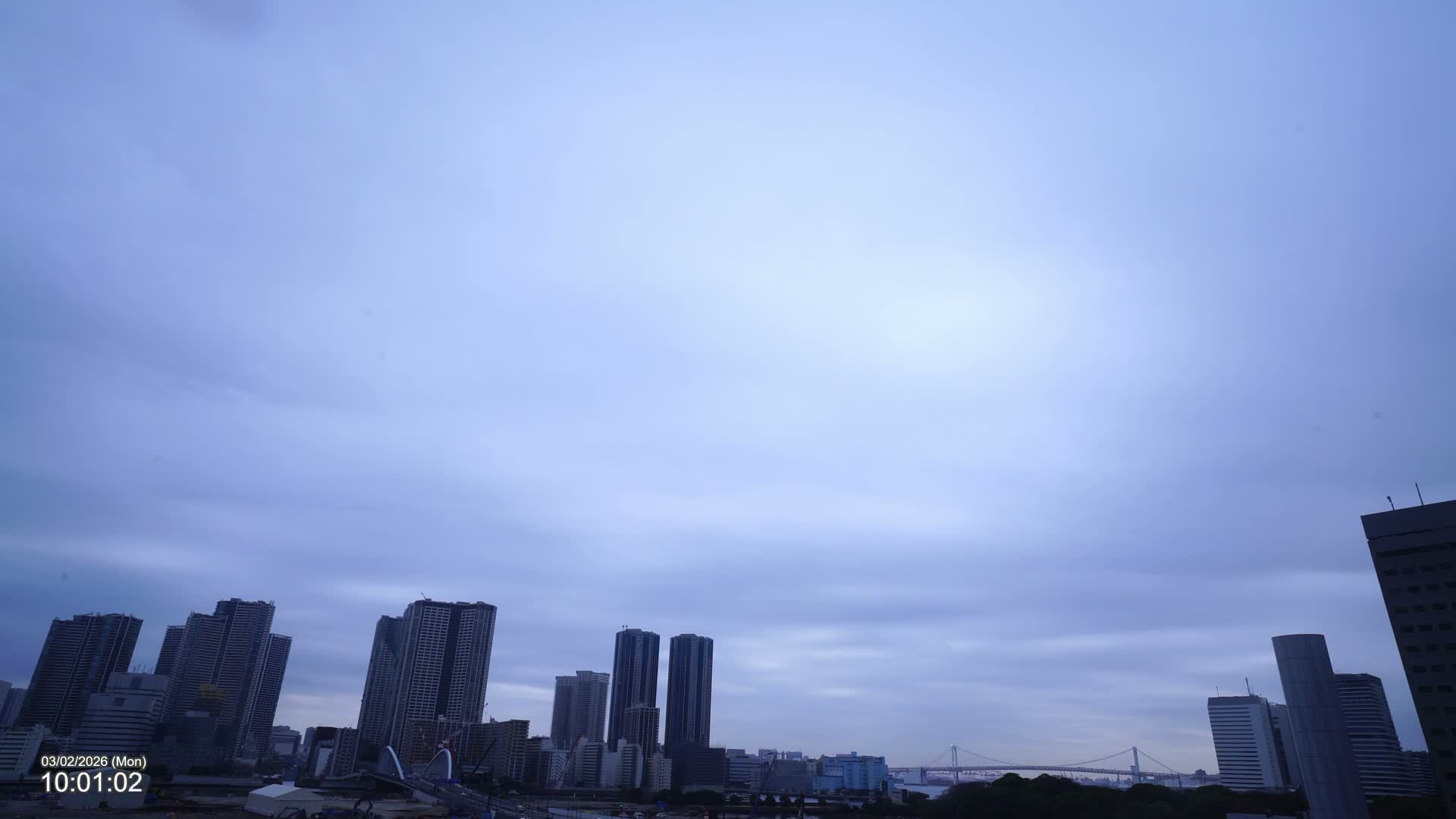 Tokyo, Kachidoki Towers View from Tsukiji ( 東京、築地からの勝どきタワーズビュー ) Live Cam - Tsukiji, Chuo Ku, Tokyo, Kantō, Honshu, Japan