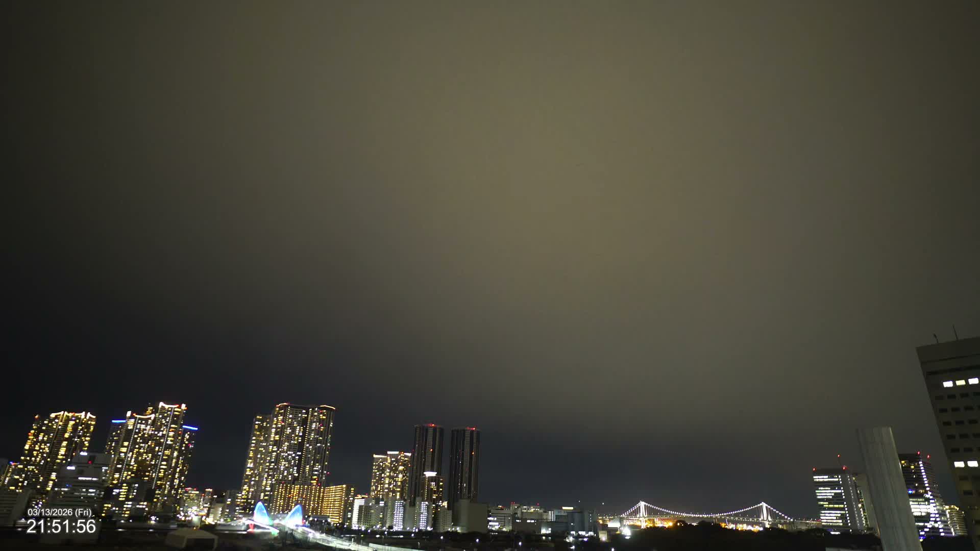 Tokyo, Kachidoki Towers View from Tsukiji ( 東京、築地からの勝どきタワーズビュー ) Live Cam - Tsukiji, Chuo Ku, Tokyo, Kantō, Honshu, Japan