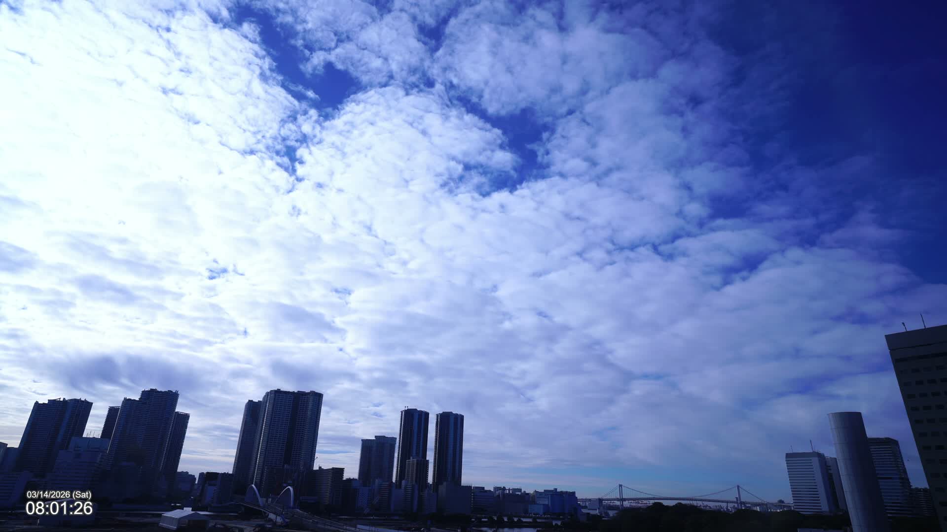 Tokyo, Kachidoki Towers View from Tsukiji ( 東京、築地からの勝どきタワーズビュー ) Live Cam - Tsukiji, Chuo Ku, Tokyo, Kantō, Honshu, Japan