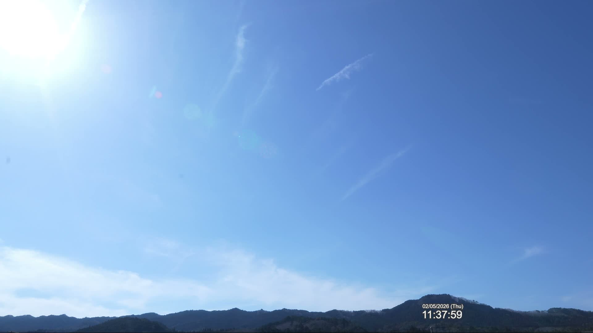 Fukushima, Yamatsuri, Yamashita Hill View from Koya ( 高野からの福島・矢祭・山下丘陵の眺め ) Live Cam  - Koya, Yamatsuri, Higashishirakawa, Fukushima, Tōhoku, Honshu, Japan