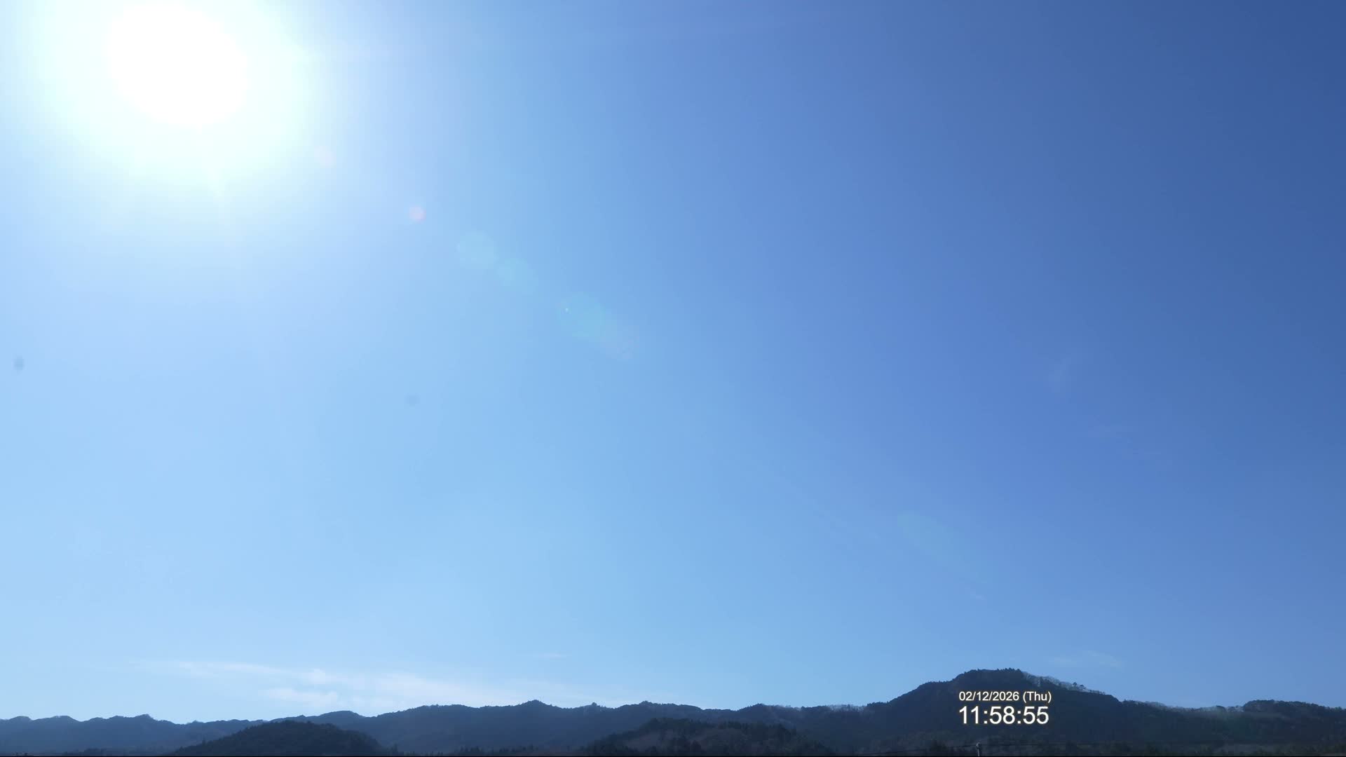 Fukushima, Yamatsuri, Yamashita Hill View from Koya ( 高野からの福島・矢祭・山下丘陵の眺め ) Live Cam  - Koya, Yamatsuri, Higashishirakawa, Fukushima, Tōhoku, Honshu, Japan