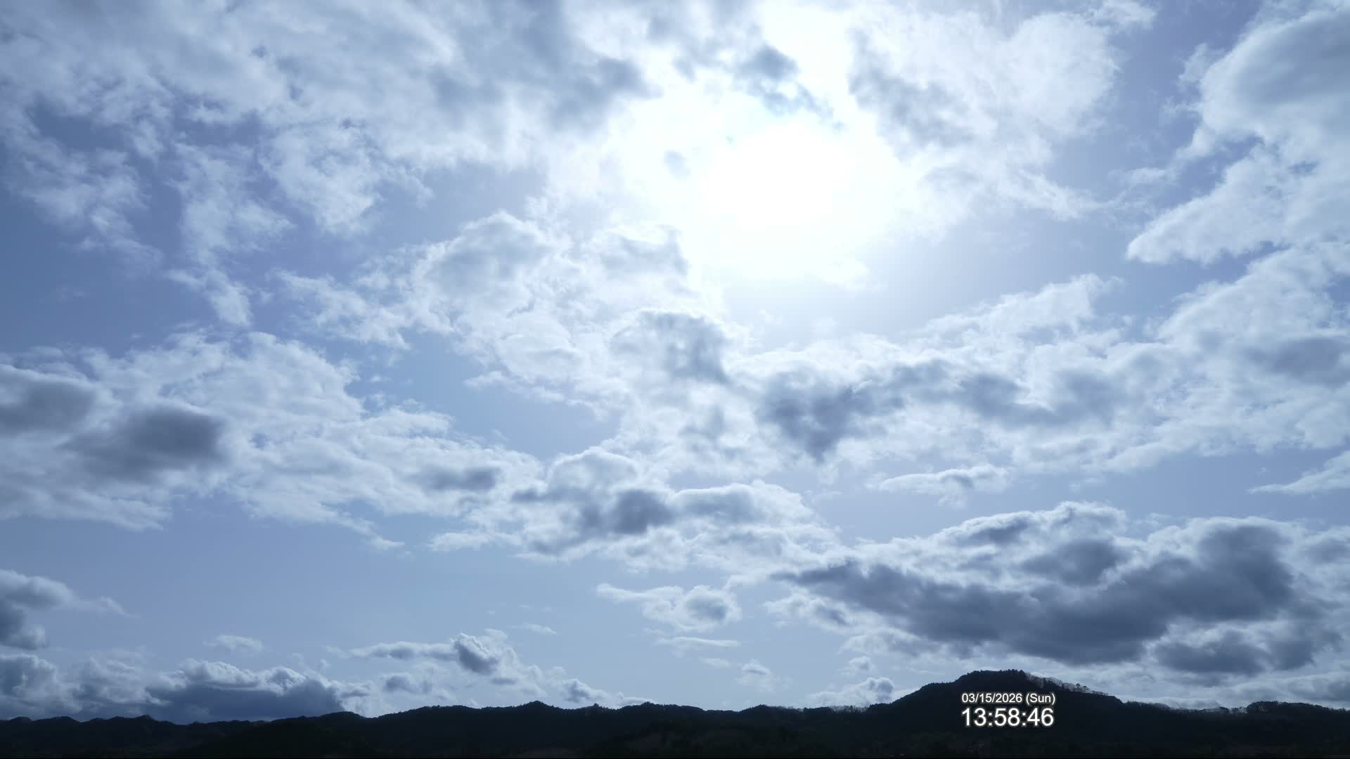 Fukushima, Yamatsuri, Yamashita Hill View from Koya ( 高野からの福島・矢祭・山下丘陵の眺め ) Live Cam  - Koya, Yamatsuri, Higashishirakawa, Fukushima, Tōhoku, Honshu, Japan