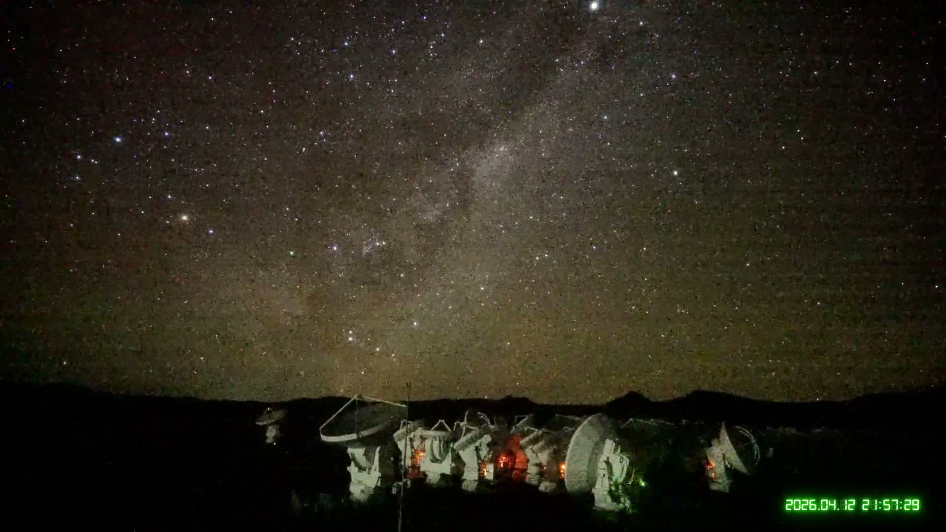 Atacama Desert & Atacama Large Millimeter/Submillimeter Array International Radio Telescope Observatory  (ALMA) Live Cam - Pajonales, San Pedro de  Atacama, El Loa, Antofagasta, Chile,