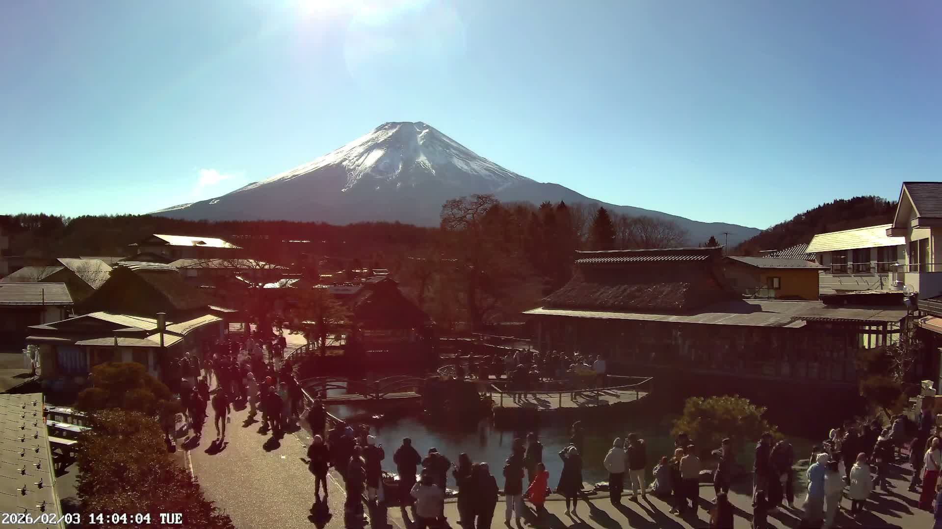 Oshino , Shibokusa Village, Oshino Hakkai & Mount Fuji View ( 忍野、志木草村、忍野八海、富士山の眺め) Live Cam - Shibokusa, Oshino, Minamitsuru, Yamanashi, Tokai, Chubu, Japan