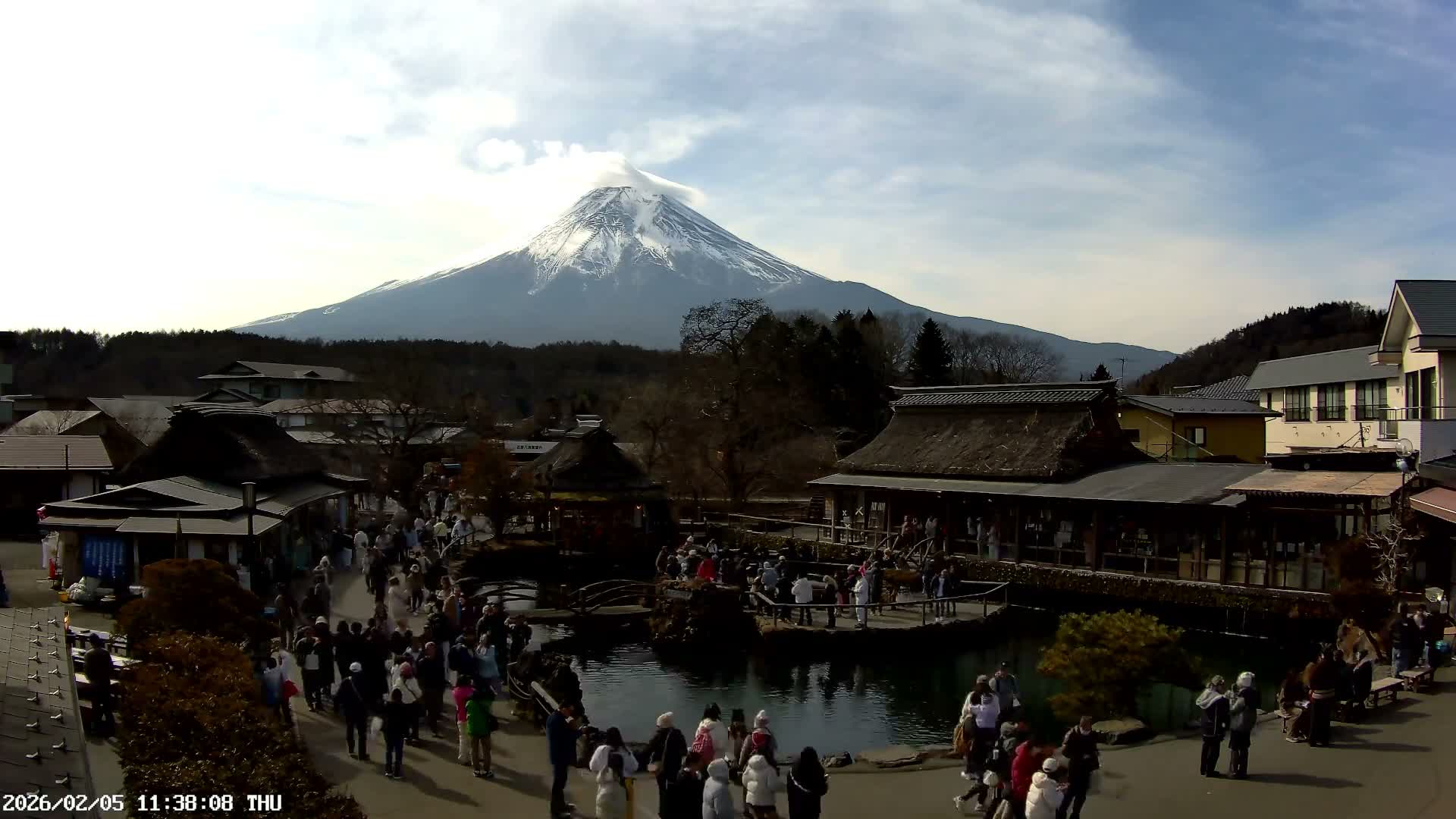 Oshino , Shibokusa Village, Oshino Hakkai & Mount Fuji View ( 忍野、志木草村、忍野八海、富士山の眺め) Live Cam - Shibokusa, Oshino, Minamitsuru, Yamanashi, Tokai, Chubu, Japan