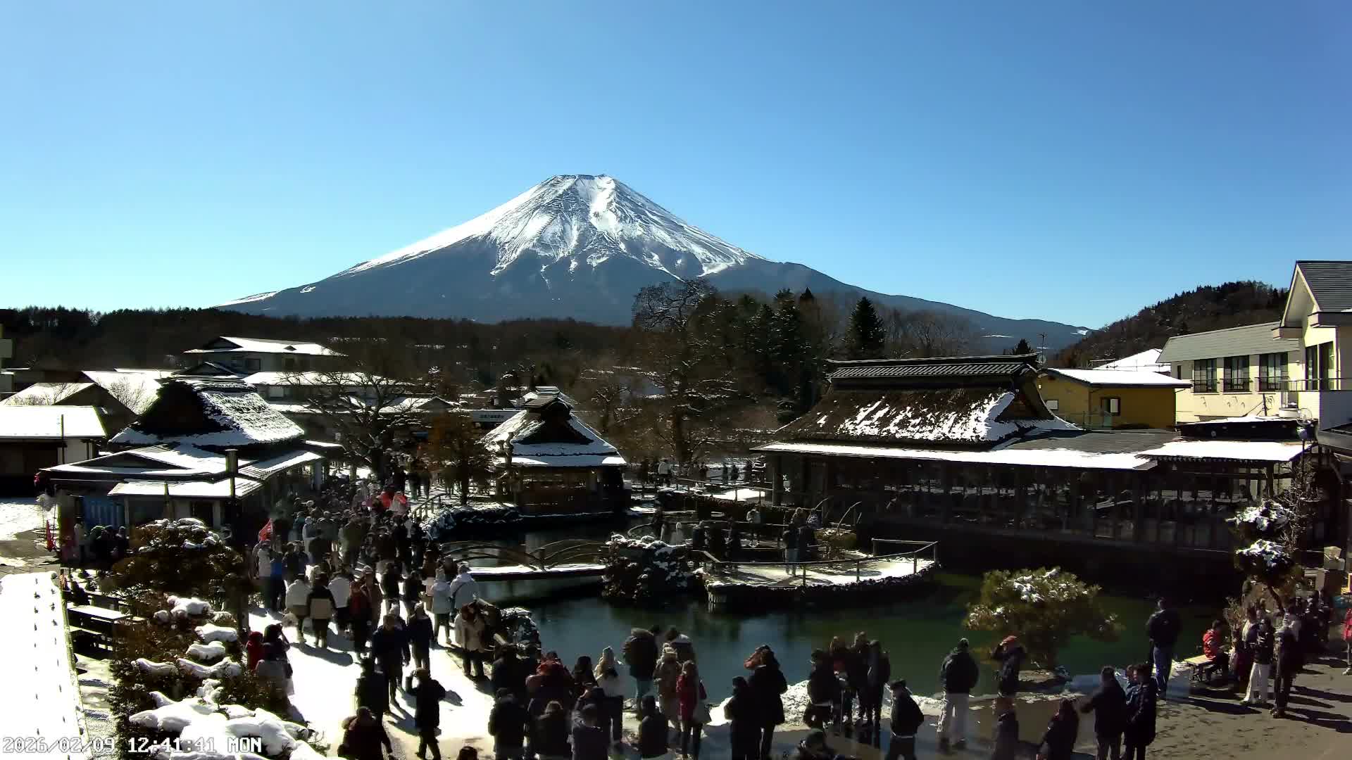 Oshino , Shibokusa Village, Oshino Hakkai & Mount Fuji View ( 忍野、志木草村、忍野八海、富士山の眺め) Live Cam - Shibokusa, Oshino, Minamitsuru, Yamanashi, Tokai, Chubu, Japan