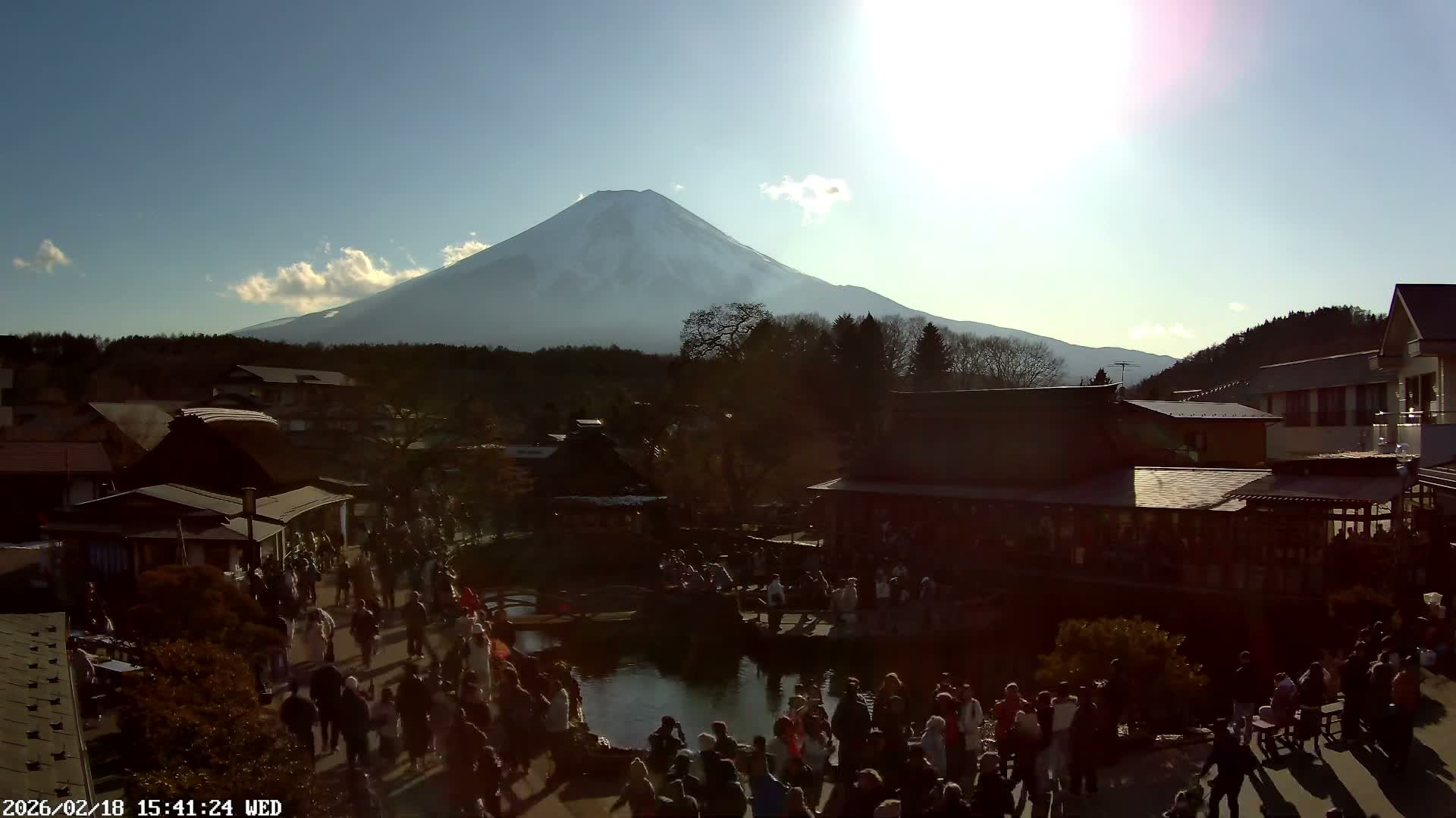 Oshino , Shibokusa Village, Oshino Hakkai & Mount Fuji View ( 忍野、志木草村、忍野八海、富士山の眺め) Live Cam - Shibokusa, Oshino, Minamitsuru, Yamanashi, Tokai, Chubu, Japan