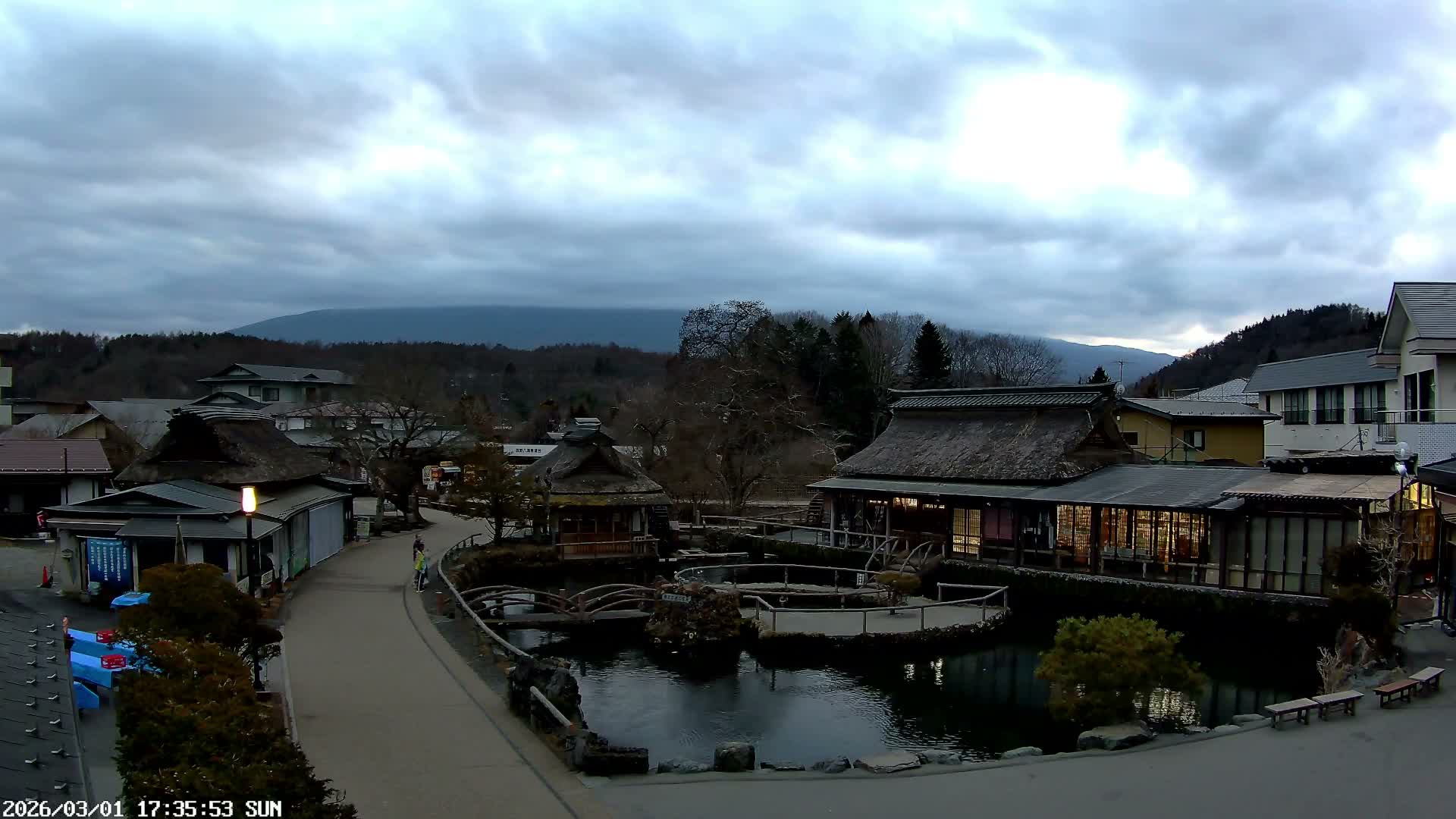 Oshino , Shibokusa Village, Oshino Hakkai & Mount Fuji View ( 忍野、志木草村、忍野八海、富士山の眺め) Live Cam - Shibokusa, Oshino, Minamitsuru, Yamanashi, Tokai, Chubu, Japan