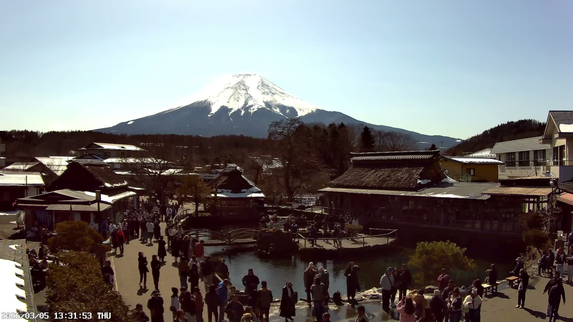 Oshino , Shibokusa Village, Oshino Hakkai & Mount Fuji View ( 忍野、志木草村、忍野八海、富士山の眺め) Live Cam - Shibokusa, Oshino, Minamitsuru, Yamanashi, Tokai, Chubu, Japan