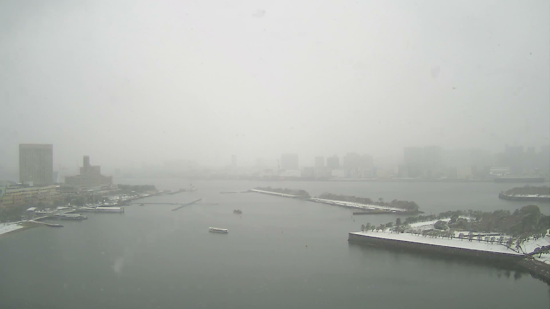 Tokyo, Odaiba Island /Tokyo Bay & Shinagawa View ( 東京、お台場アイランド／東京湾＆品川ビュー ) Live Cam - Daiba, Odaiba, Minato-ku, Tokyo, Kantō, Honshu, Japan