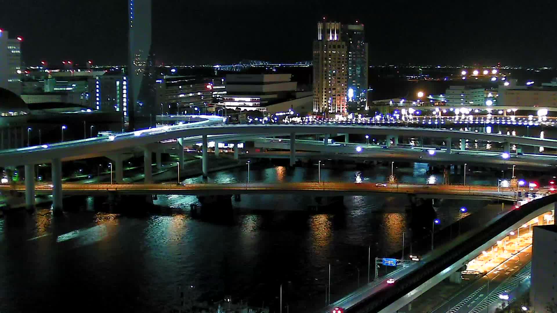 Tokyo, Ariake Island /Tokyo Bay & Tokyo Gate Bridge View ( 東京・有明島・東京湾・東京ゲートブリッジ ) Live Cam - Daiba, Odaiba, Minato-ku, Tokyo, Kantō, Honshu, Japan