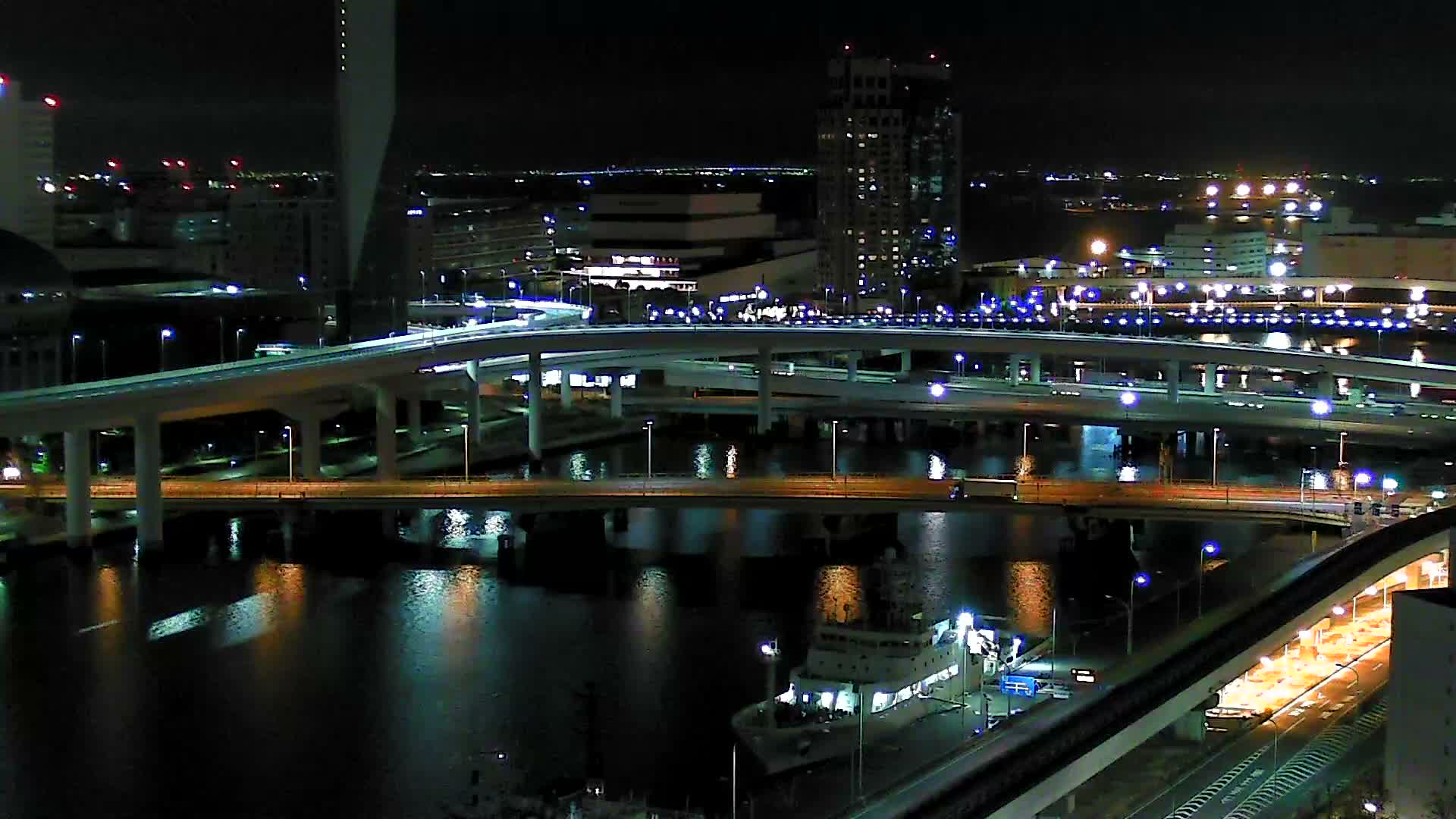 Tokyo, Ariake Island /Tokyo Bay & Tokyo Gate Bridge View ( 東京・有明島・東京湾・東京ゲートブリッジ ) Live Cam - Daiba, Odaiba, Minato-ku, Tokyo, Kantō, Honshu, Japan