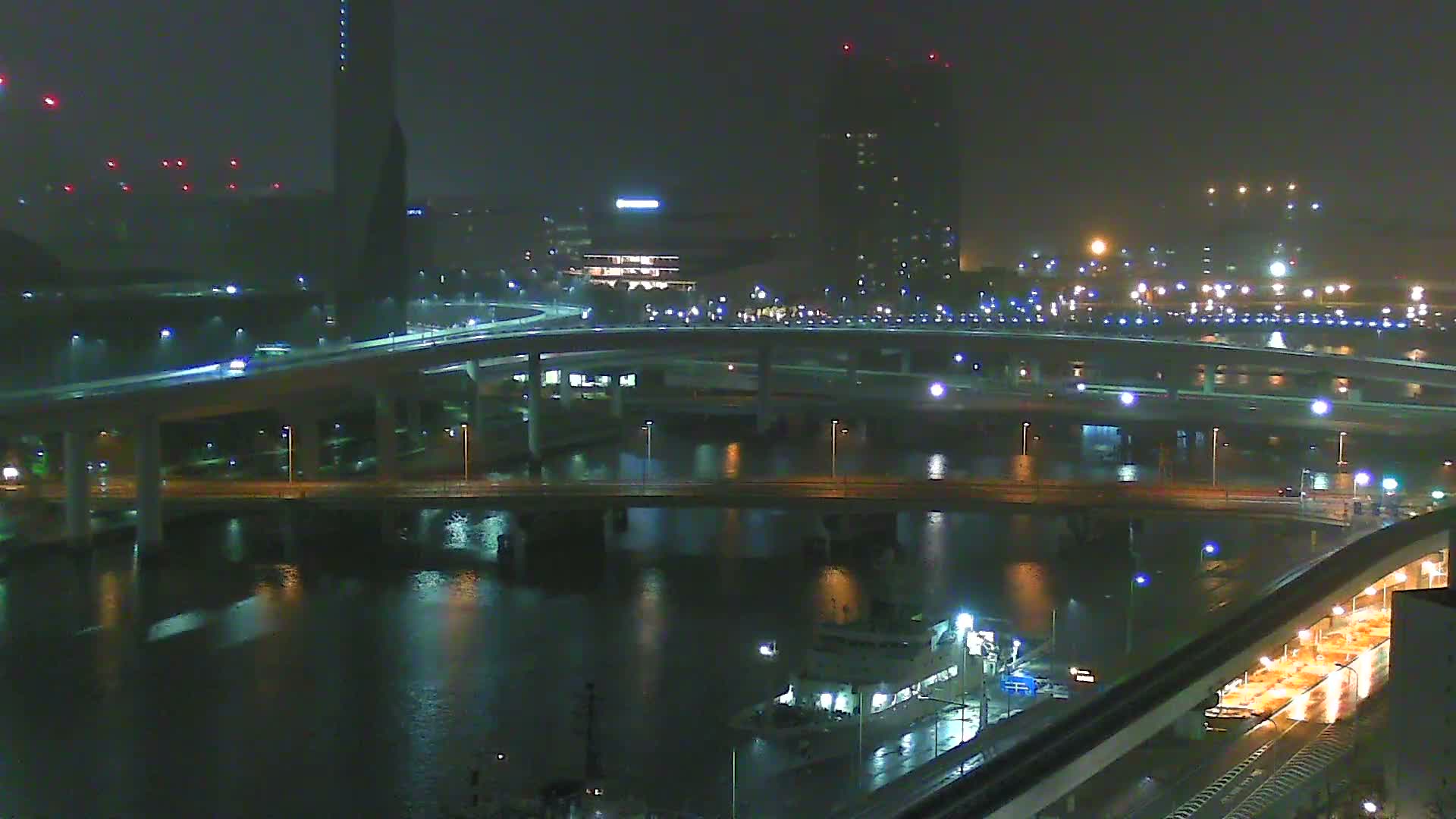 Tokyo, Ariake Island /Tokyo Bay & Tokyo Gate Bridge View ( 東京・有明島・東京湾・東京ゲートブリッジ ) Live Cam - Daiba, Odaiba, Minato-ku, Tokyo, Kantō, Honshu, Japan