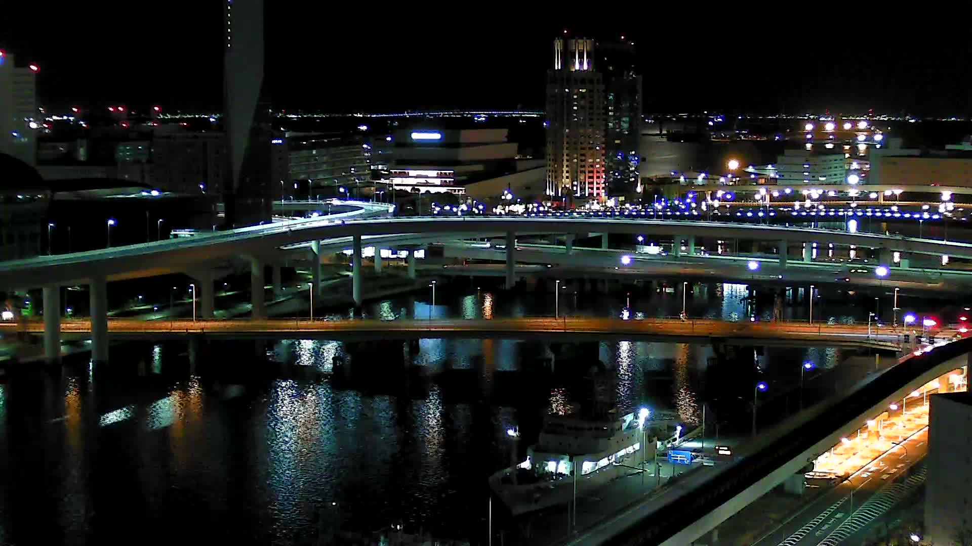 Tokyo, Ariake Island /Tokyo Bay & Tokyo Gate Bridge View ( 東京・有明島・東京湾・東京ゲートブリッジ ) Live Cam - Daiba, Odaiba, Minato-ku, Tokyo, Kantō, Honshu, Japan