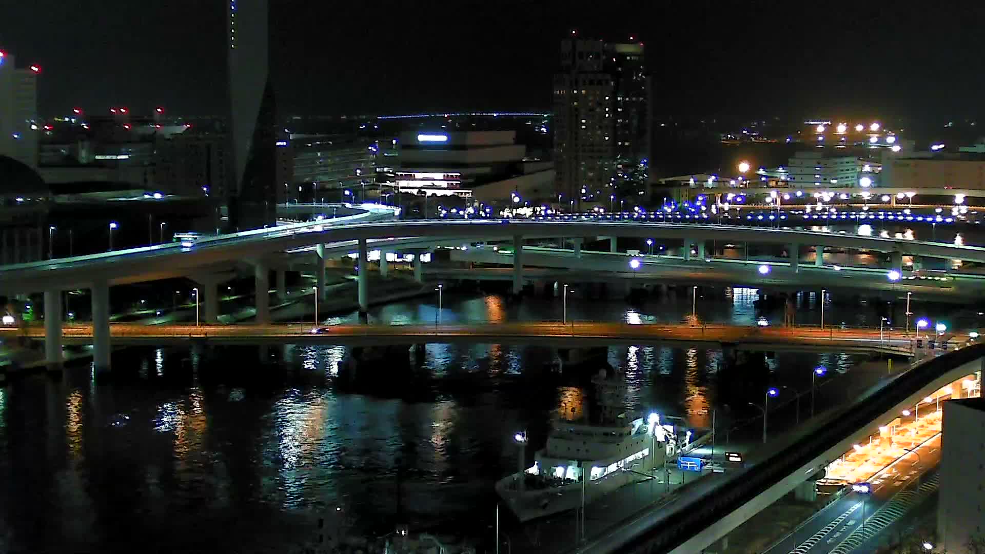 Tokyo, Ariake Island /Tokyo Bay & Tokyo Gate Bridge View ( 東京・有明島・東京湾・東京ゲートブリッジ ) Live Cam - Daiba, Odaiba, Minato-ku, Tokyo, Kantō, Honshu, Japan