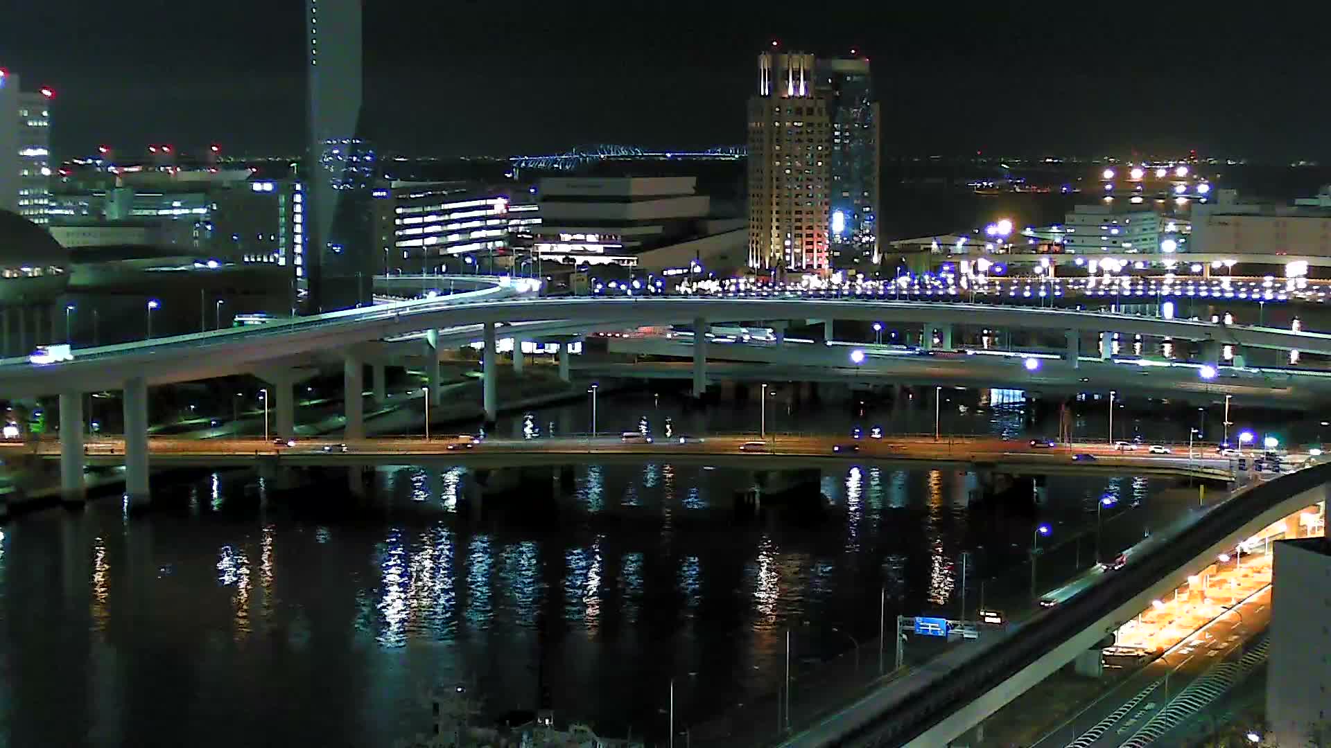 Tokyo, Ariake Island /Tokyo Bay & Tokyo Gate Bridge View ( 東京・有明島・東京湾・東京ゲートブリッジ ) Live Cam - Daiba, Odaiba, Minato-ku, Tokyo, Kantō, Honshu, Japan