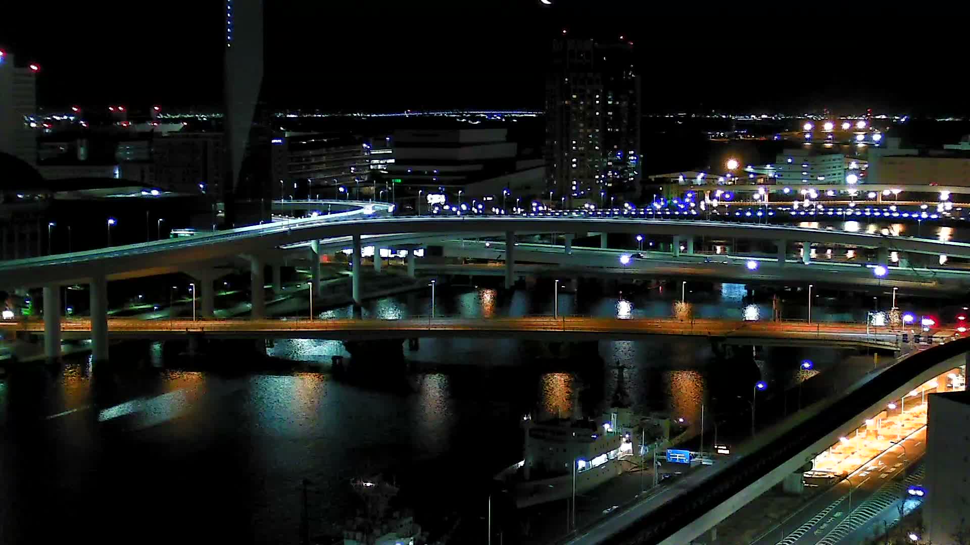 Tokyo, Ariake Island /Tokyo Bay & Tokyo Gate Bridge View ( 東京・有明島・東京湾・東京ゲートブリッジ ) Live Cam - Daiba, Odaiba, Minato-ku, Tokyo, Kantō, Honshu, Japan