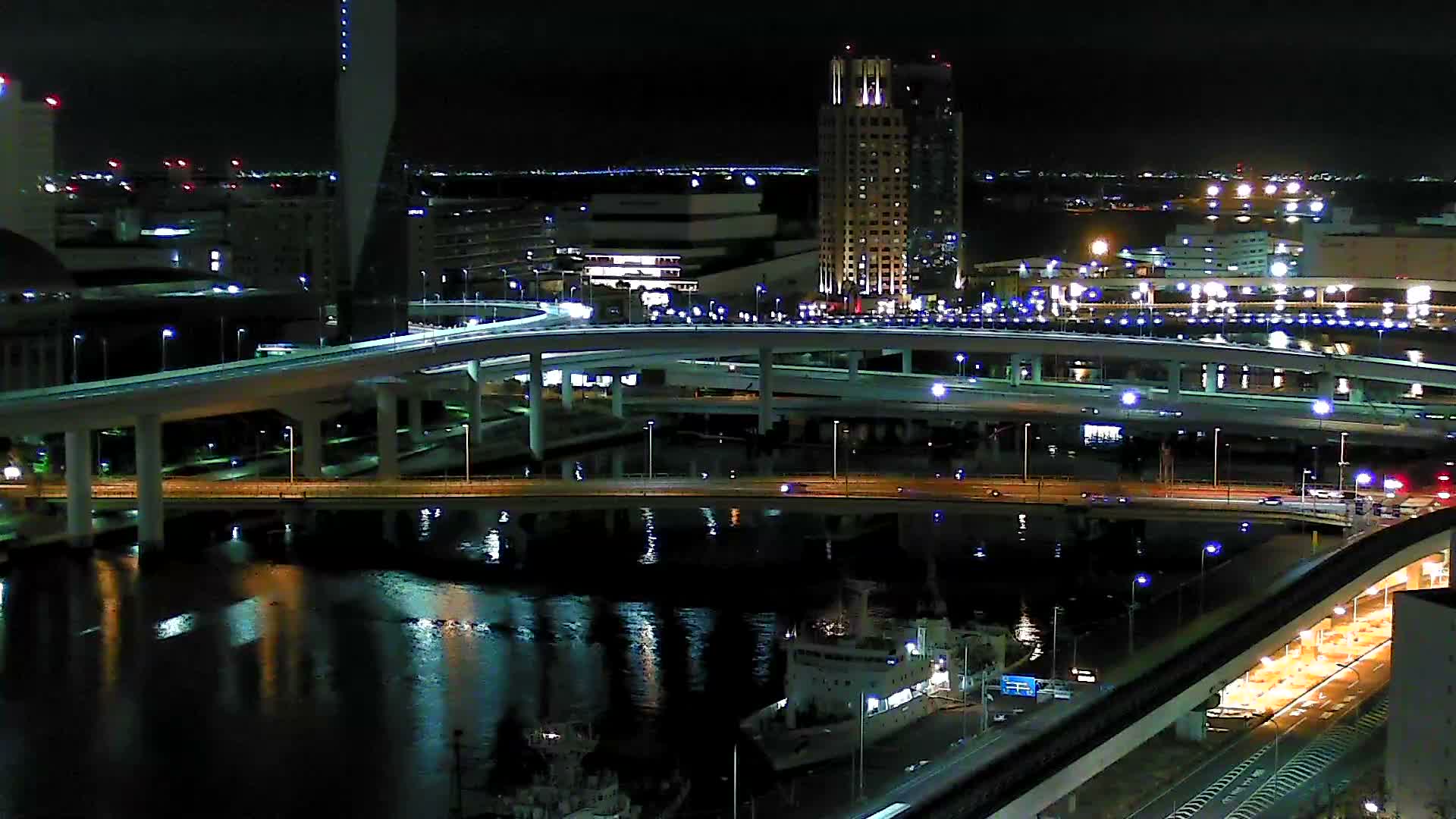 Tokyo, Ariake Island /Tokyo Bay & Tokyo Gate Bridge View ( 東京・有明島・東京湾・東京ゲートブリッジ ) Live Cam - Daiba, Odaiba, Minato-ku, Tokyo, Kantō, Honshu, Japan