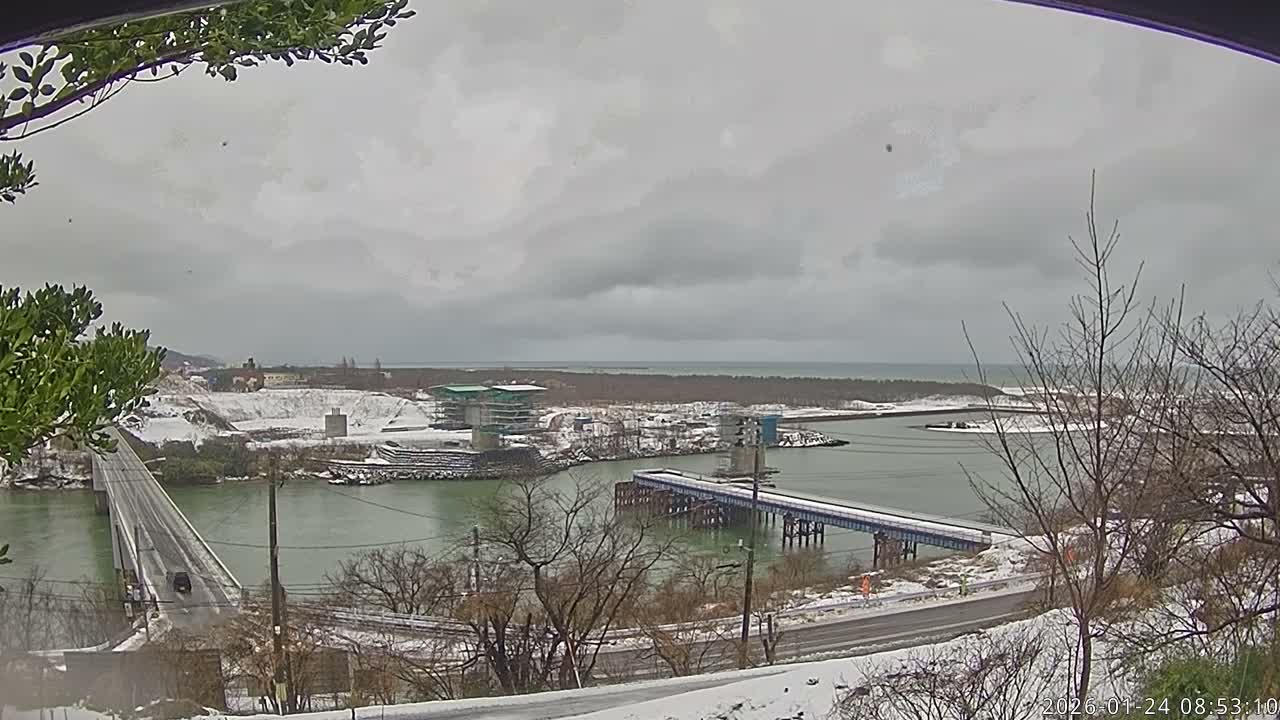 Niigata, Teradomari, Shinano River & Teradomari Coast Live Cam - Teradomarinozumi, Nagaoka, Niigata, Chubu, Japan