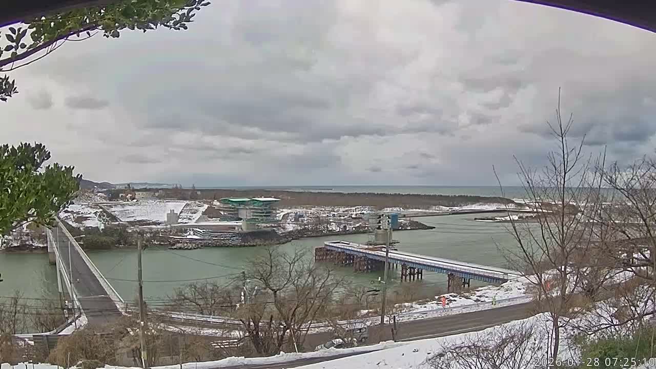 Niigata, Teradomari, Shinano River & Teradomari Coast Live Cam - Teradomarinozumi, Nagaoka, Niigata, Chubu, Japan
