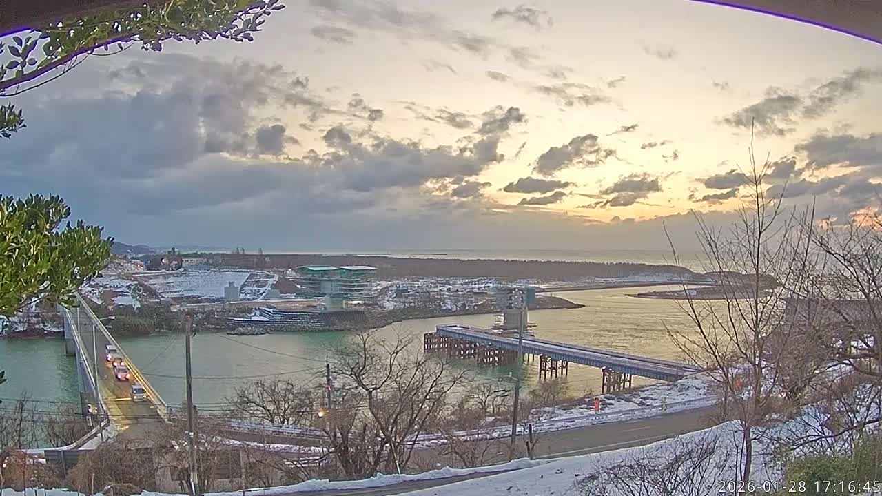 Niigata, Teradomari, Shinano River & Teradomari Coast Live Cam - Teradomarinozumi, Nagaoka, Niigata, Chubu, Japan