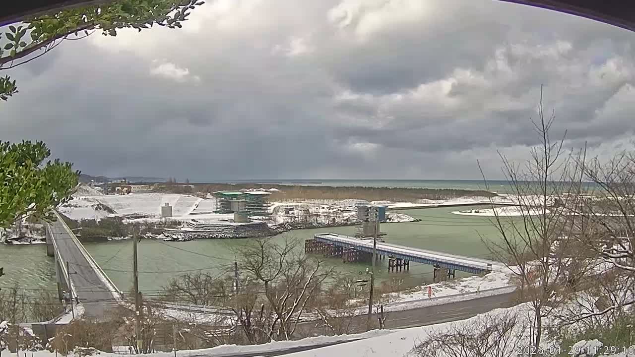 Niigata, Teradomari, Shinano River & Teradomari Coast Live Cam - Teradomarinozumi, Nagaoka, Niigata, Chubu, Japan