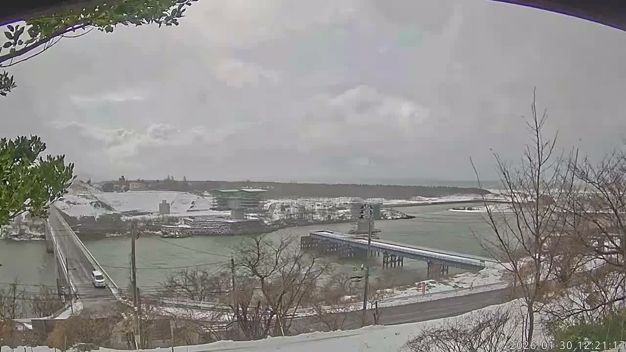 Niigata, Teradomari, Shinano River & Teradomari Coast Live Cam - Teradomarinozumi, Nagaoka, Niigata, Chubu, Japan
