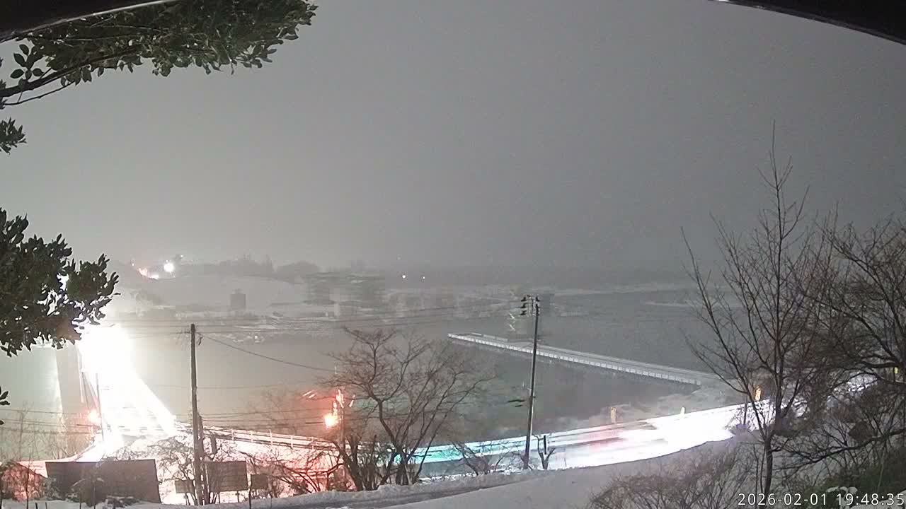 Niigata, Teradomari, Shinano River & Teradomari Coast Live Cam - Teradomarinozumi, Nagaoka, Niigata, Chubu, Japan