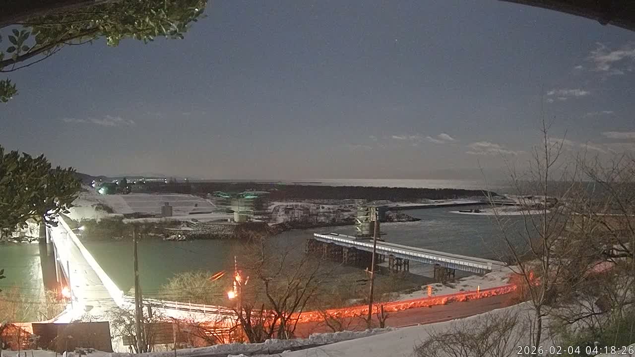 Niigata, Teradomari, Shinano River & Teradomari Coast Live Cam - Teradomarinozumi, Nagaoka, Niigata, Chubu, Japan