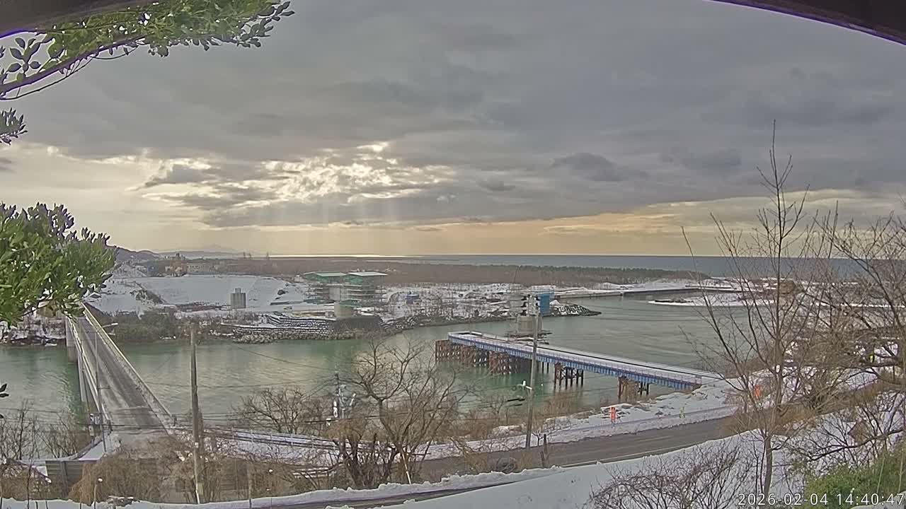 Niigata, Teradomari, Shinano River & Teradomari Coast Live Cam - Teradomarinozumi, Nagaoka, Niigata, Chubu, Japan