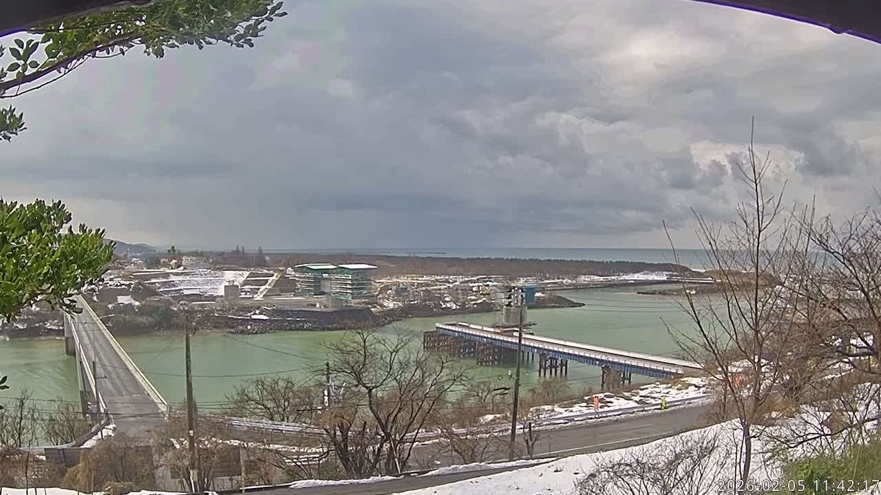 Niigata, Teradomari, Shinano River & Teradomari Coast Live Cam - Teradomarinozumi, Nagaoka, Niigata, Chubu, Japan