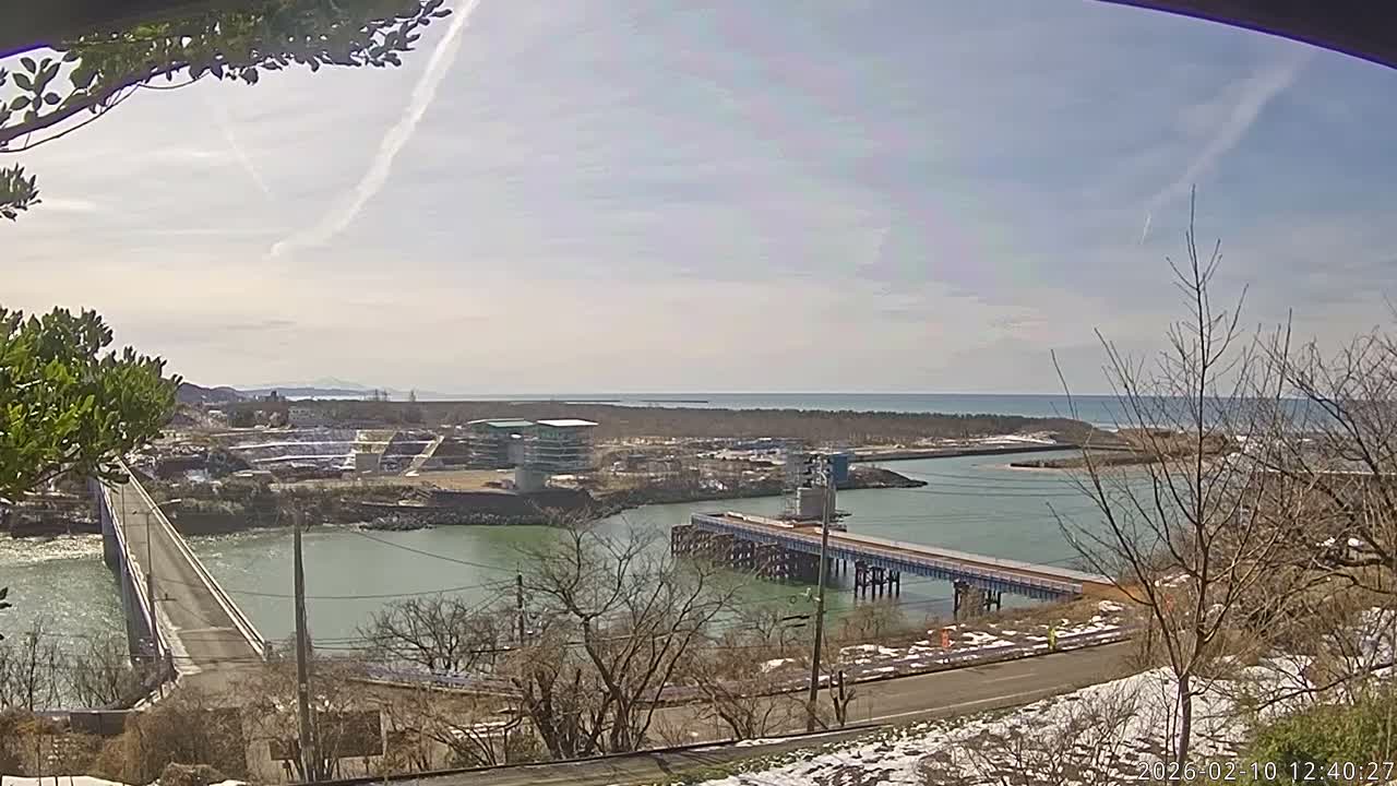 Niigata, Teradomari, Shinano River & Teradomari Coast Live Cam - Teradomarinozumi, Nagaoka, Niigata, Chubu, Japan