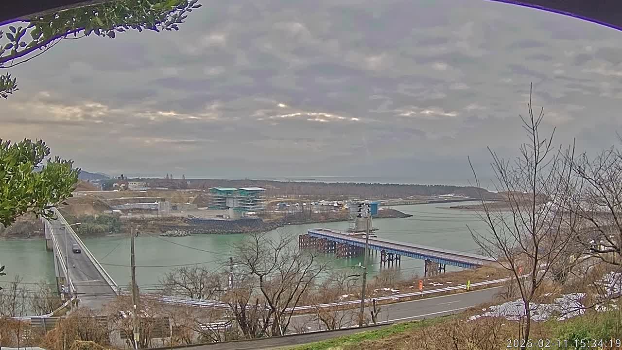 Niigata, Teradomari, Shinano River & Teradomari Coast Live Cam - Teradomarinozumi, Nagaoka, Niigata, Chubu, Japan