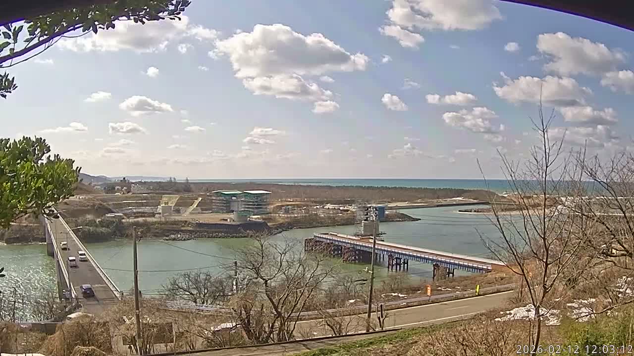 Niigata, Teradomari, Shinano River & Teradomari Coast Live Cam - Teradomarinozumi, Nagaoka, Niigata, Chubu, Japan