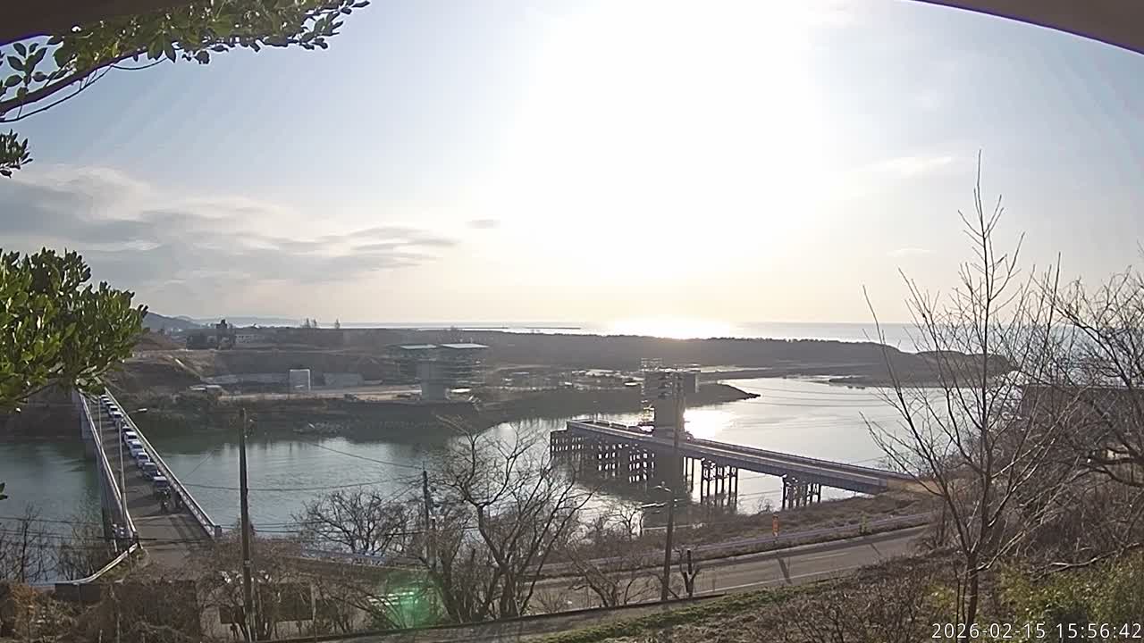 Niigata, Teradomari, Shinano River & Teradomari Coast Live Cam - Teradomarinozumi, Nagaoka, Niigata, Chubu, Japan