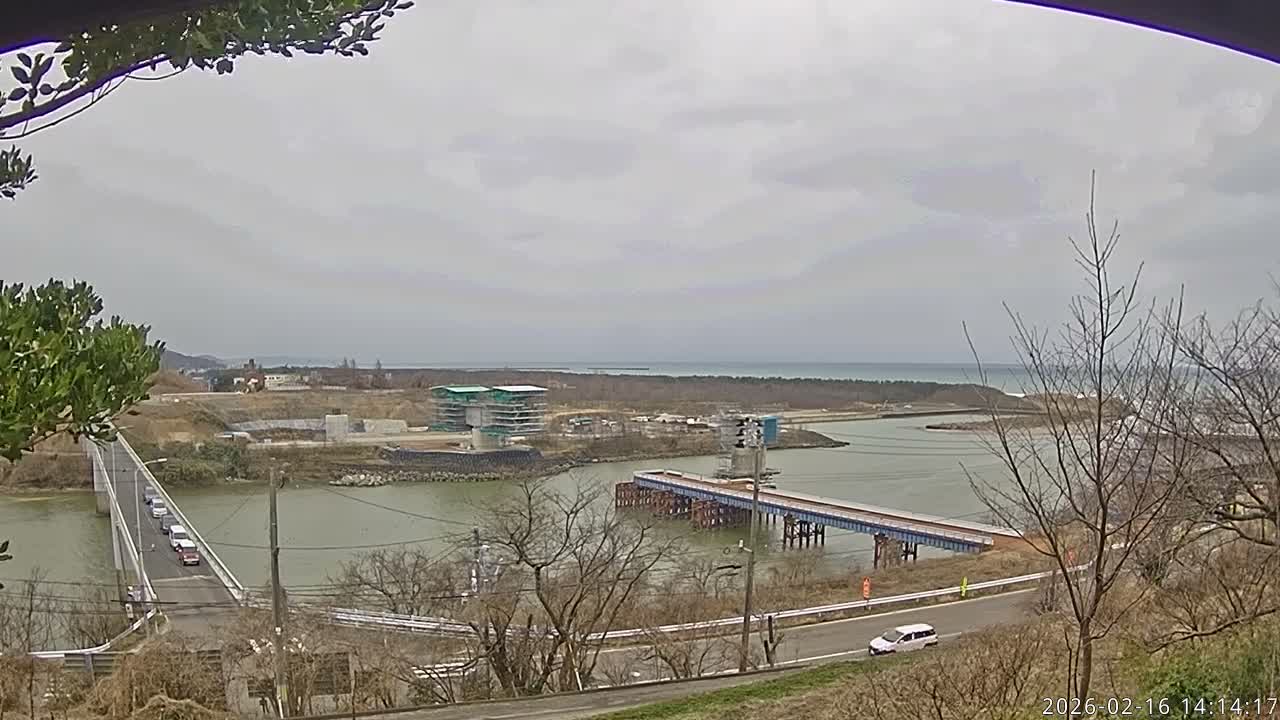 Niigata, Teradomari, Shinano River & Teradomari Coast Live Cam - Teradomarinozumi, Nagaoka, Niigata, Chubu, Japan