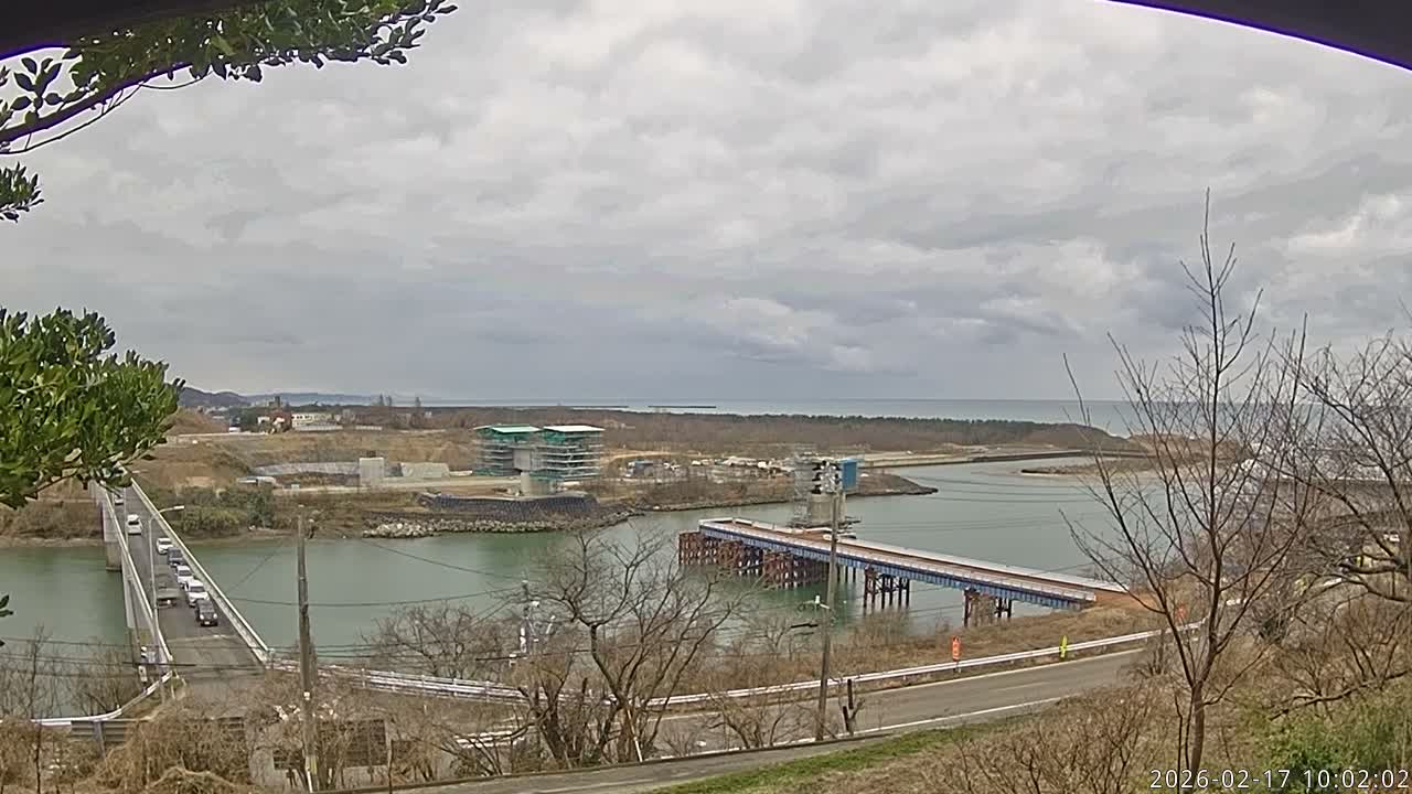 Niigata, Teradomari, Shinano River & Teradomari Coast Live Cam - Teradomarinozumi, Nagaoka, Niigata, Chubu, Japan