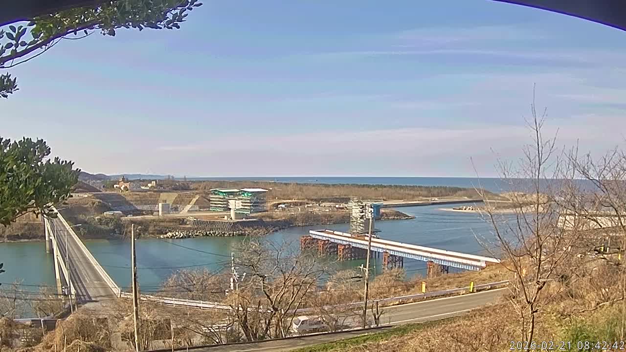 Niigata, Teradomari, Shinano River & Teradomari Coast Live Cam - Teradomarinozumi, Nagaoka, Niigata, Chubu, Japan