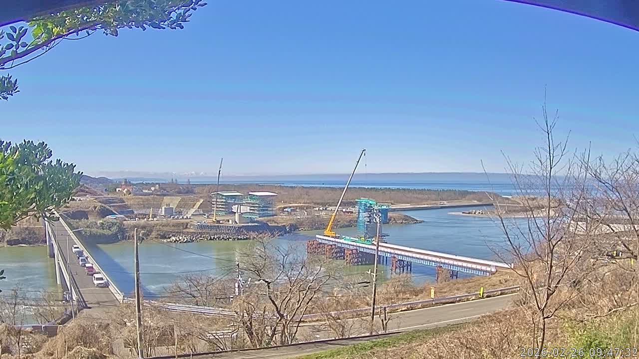 Niigata, Teradomari, Shinano River & Teradomari Coast Live Cam - Teradomarinozumi, Nagaoka, Niigata, Chubu, Japan