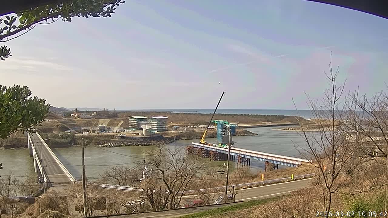 Niigata, Teradomari, Shinano River & Teradomari Coast Live Cam - Teradomarinozumi, Nagaoka, Niigata, Chubu, Japan